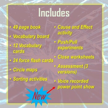 Forces Unit for Special Education PRINT and DIGITAL • Special Needs for ...