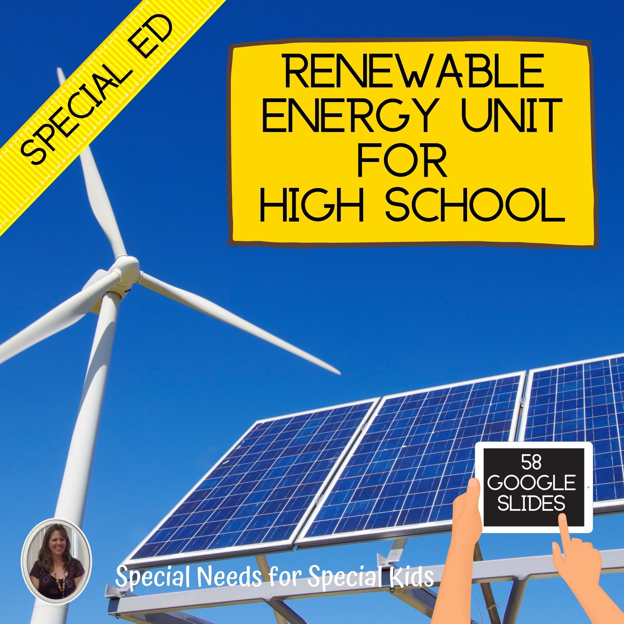 Renewable Energy Unit for Middle/High School Special Ed with digital ...