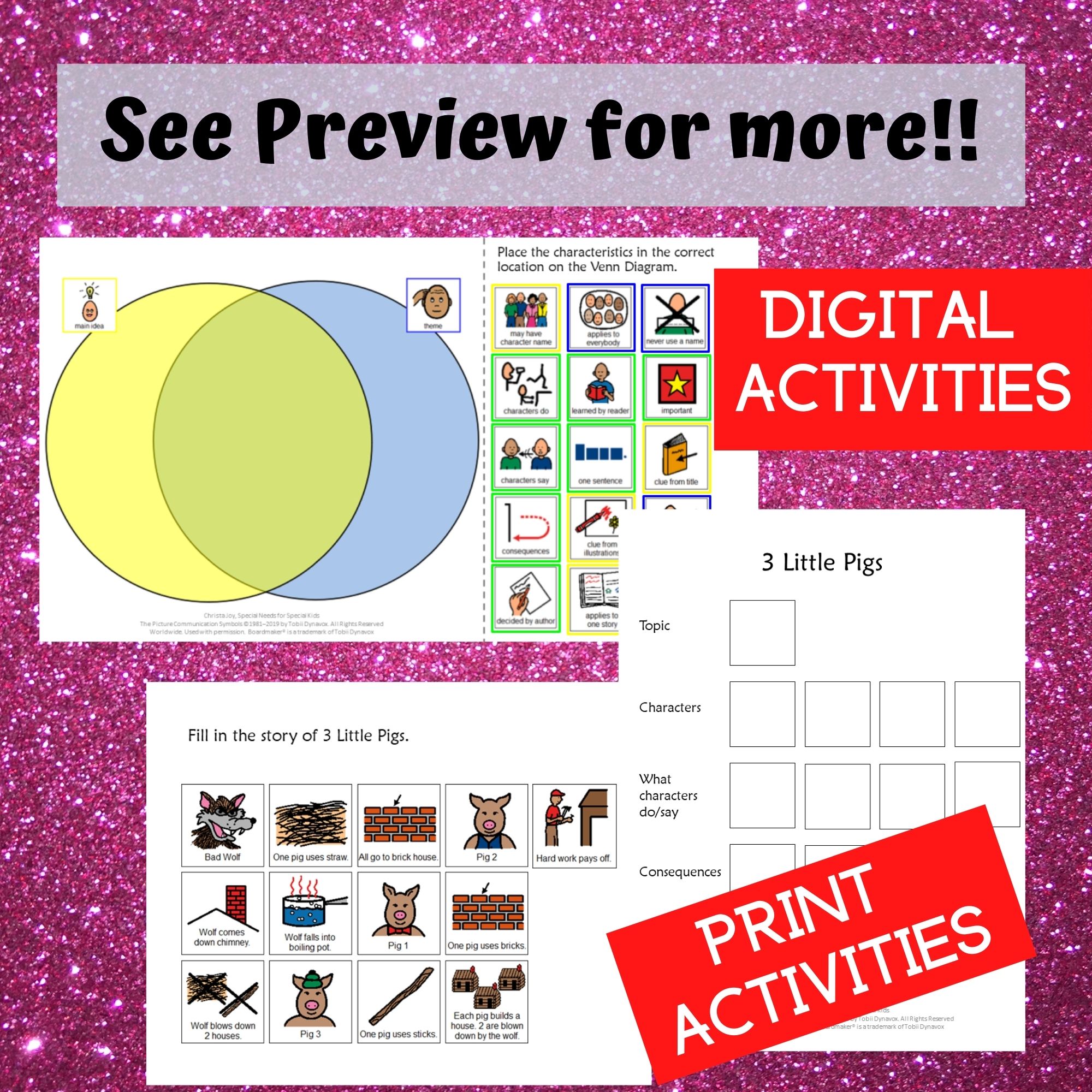 Theme Unit for Special Education PRINT AND DIGITAL • Special Needs for ...