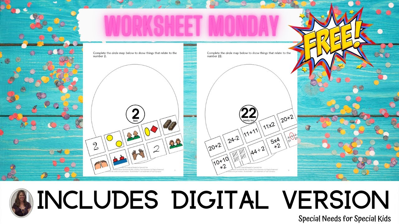 Twos Day free worksheet