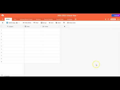 2021-2022 air table planning template