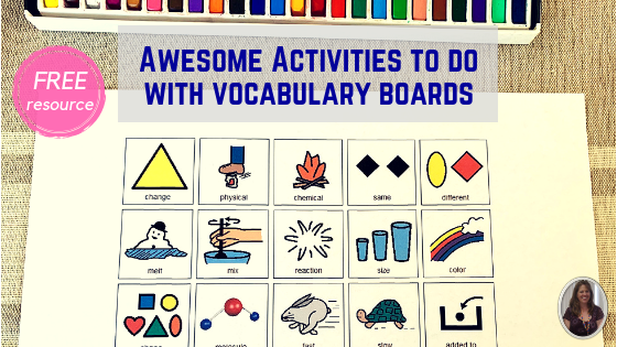 Vocabulary board