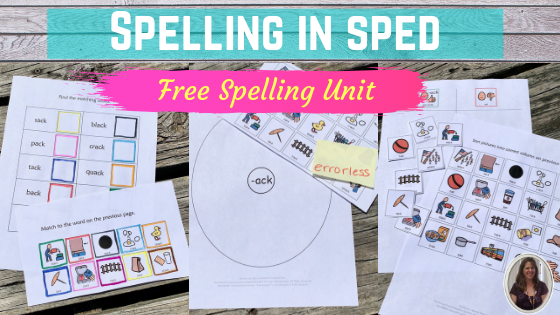 How to teach spelling in special education