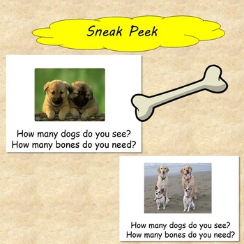 FREE Every Dog Needs a Bone : A Math Story - Special Needs for Special Kids