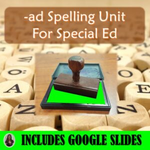 ad Word Family for Special Education