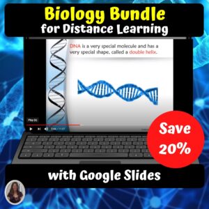Biology Digital Bundle for Special Ed for google classroom | Distance learning