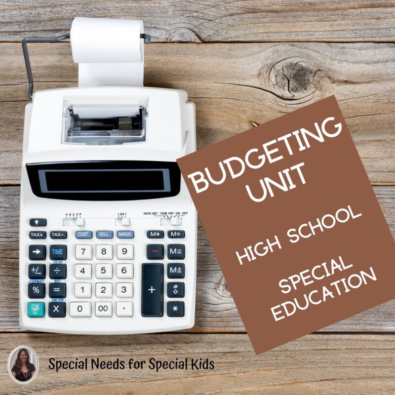 Budgeting Unit for Special Education and Life Skills | Managing Money
