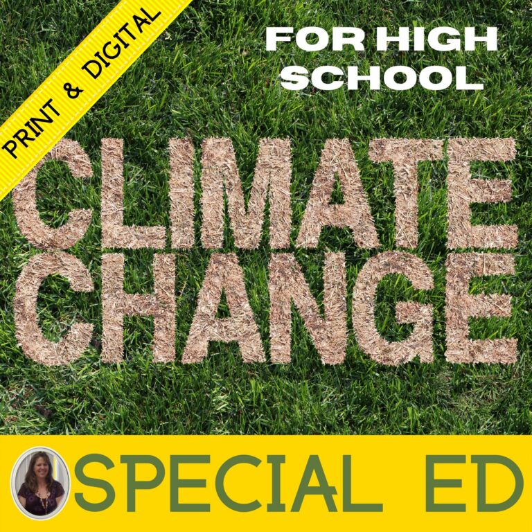Environmental Science Semester Long Bundle For Special Ed PRINT and ...