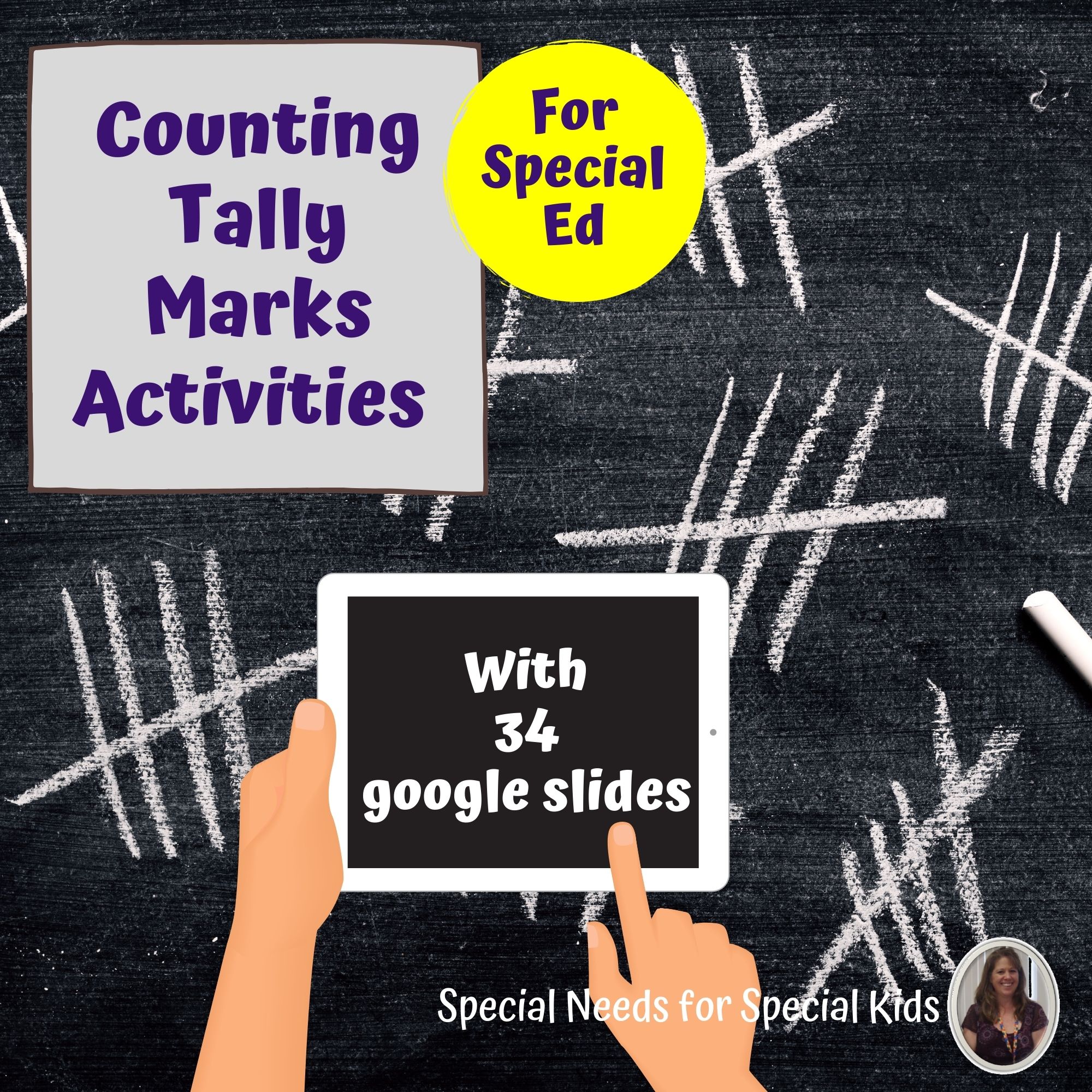 Tally Marks and Special Education with digital activities | Distance Learning