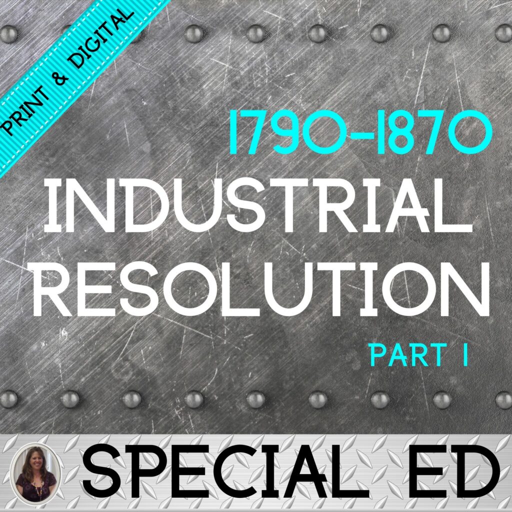 The Industrial Revolution Inventions Special Education Social Studies ...