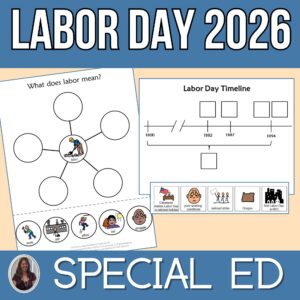 Labor Day Activities Special Education Labor Day Word Search & Crossword