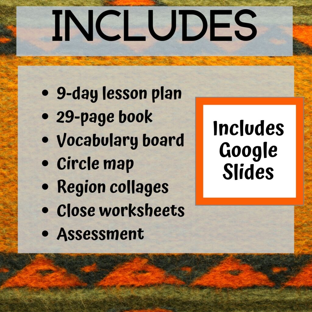 Native American Unit for Special Education PRINT and DIGITAL