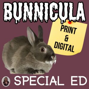 Bunnicula Novel Study Print & Digital Halloween Book Study Halloween Activities