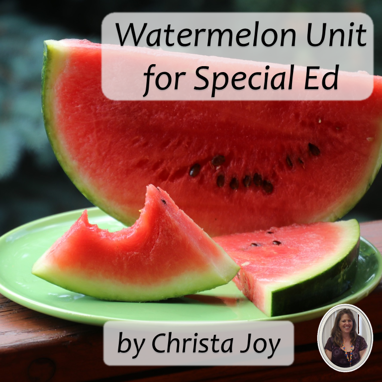 Watermelon unit for special education