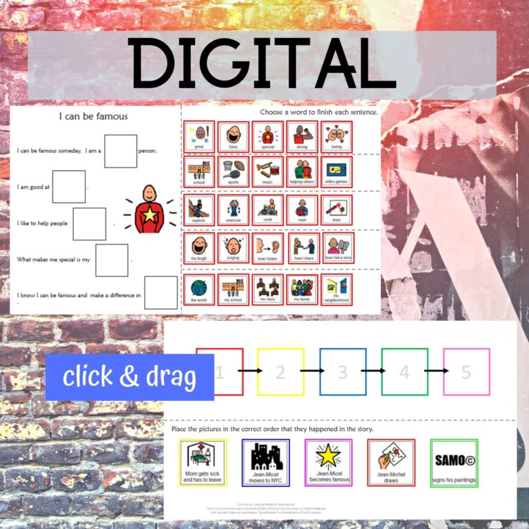 Radiant Child Literacy Unit for Special Education PRINT AND DIGITAL ...