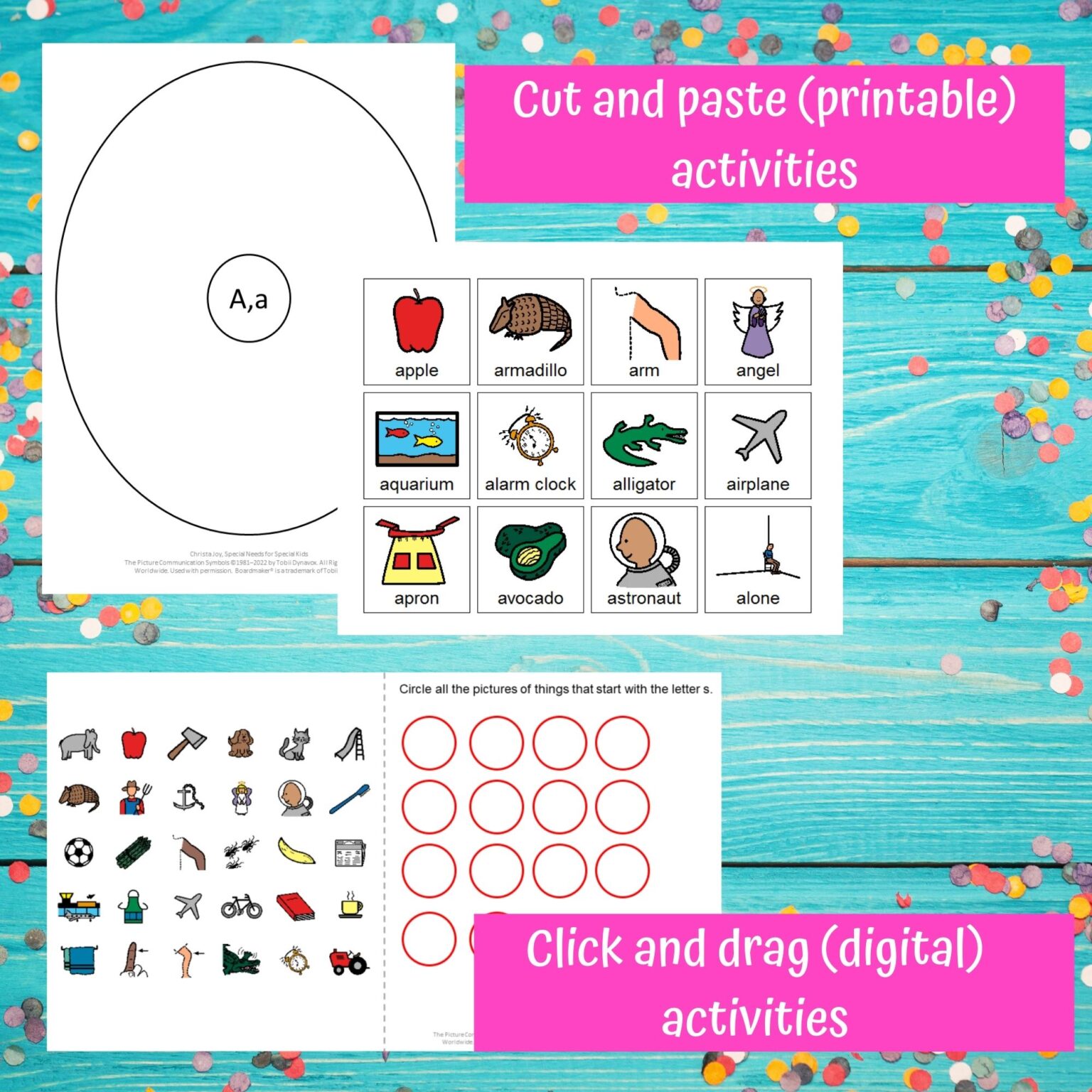 Letter of the Week Letter A Unit for Special Education PRINT and ...