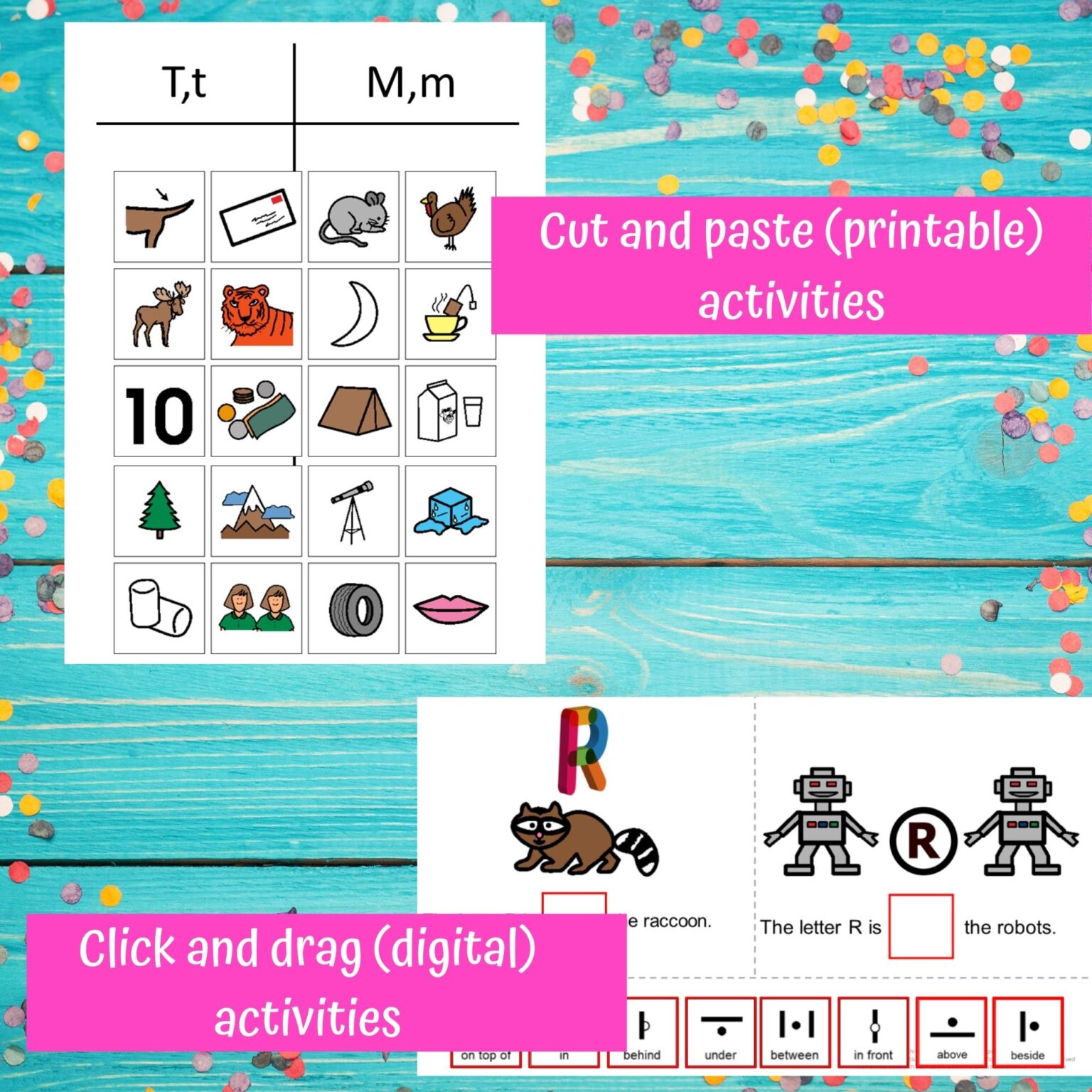 Letter of the Week Letters P-T Bundle for Special Education PRINT and ...