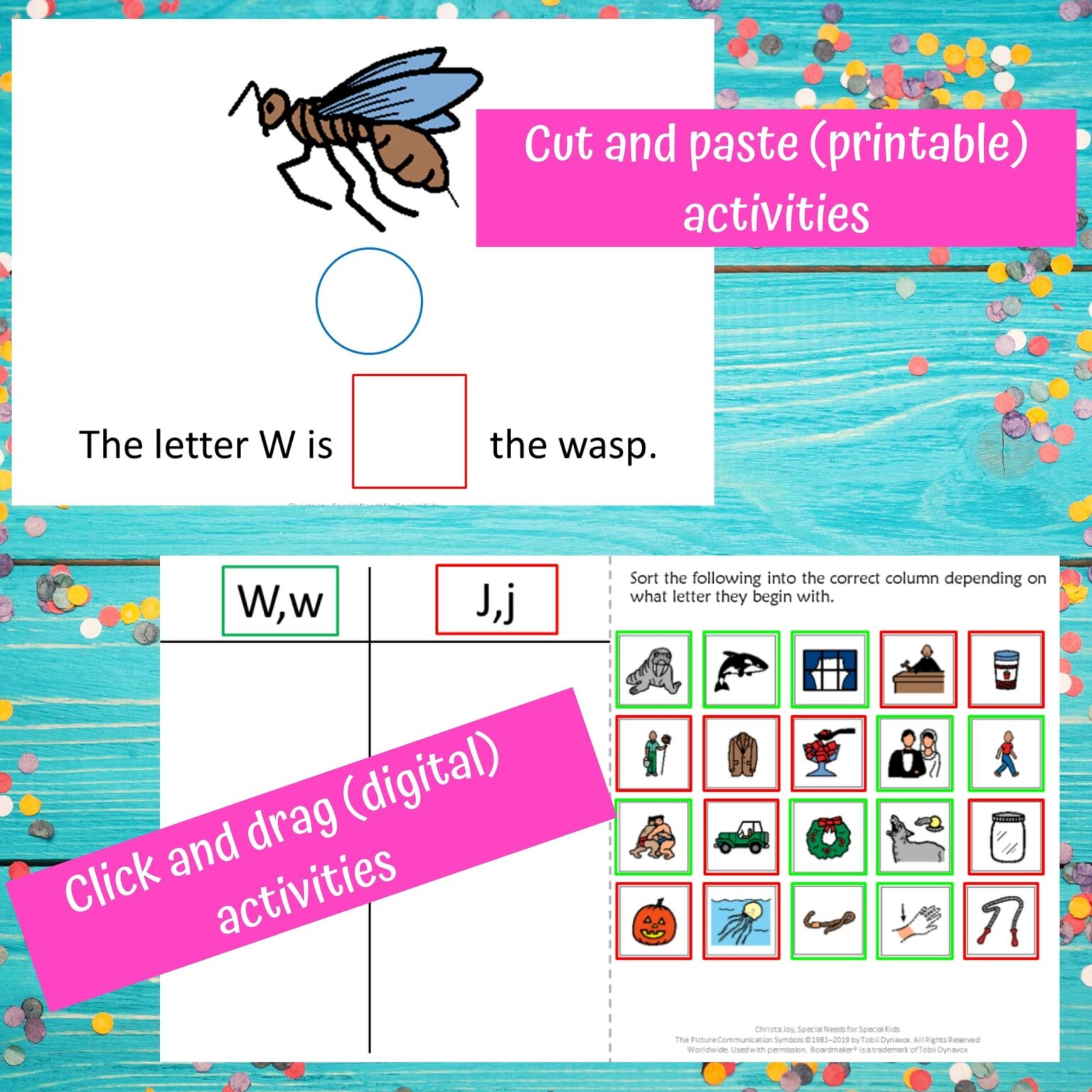 Letter of the Week Letter W Unit for Special Education PRINT AND ...