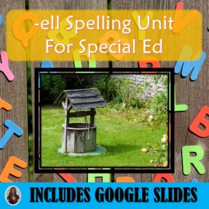 ell Word Family for Special Education