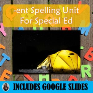 ent Word Family for Special Education