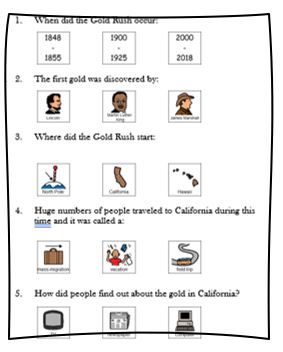 California Gold Rush assessment
