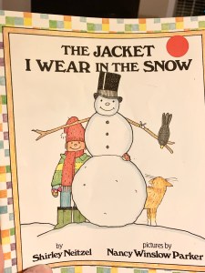 books about winter for kids:  The Jacket I Wear in the Snow