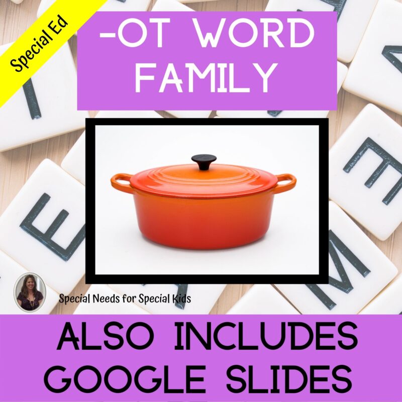 ot Word Family for Special Education