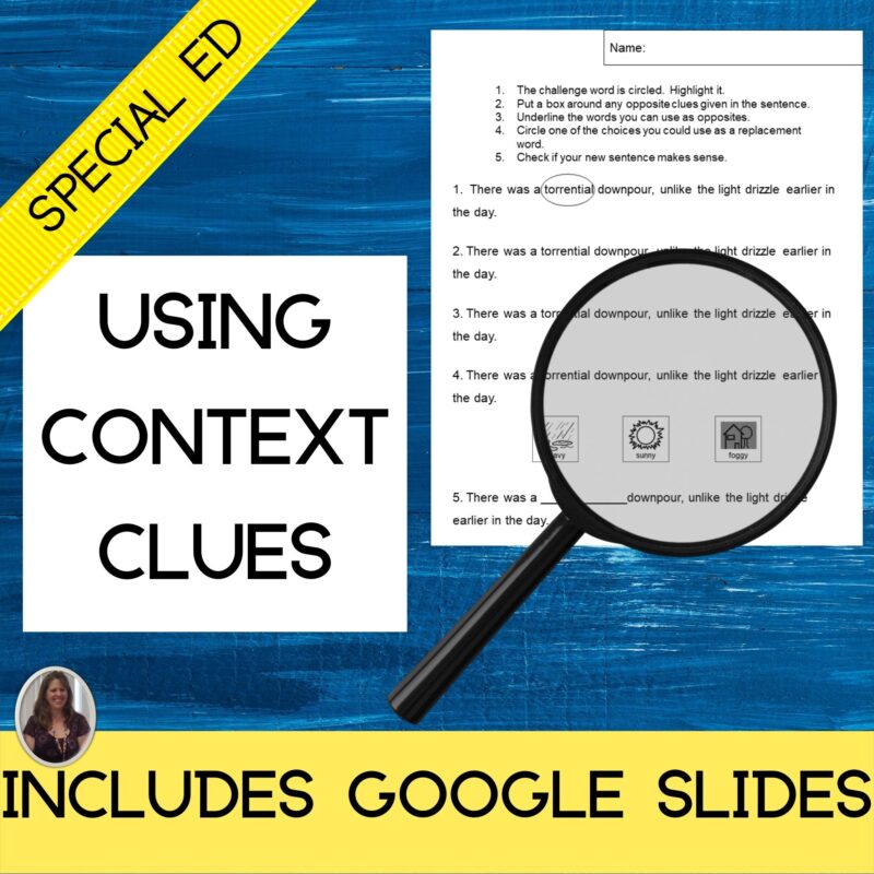 Using Context Clues Reading Strategies for Special Education