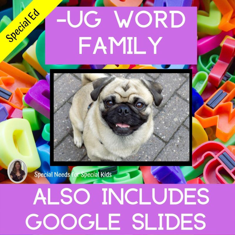 ug Word Family for Special Education