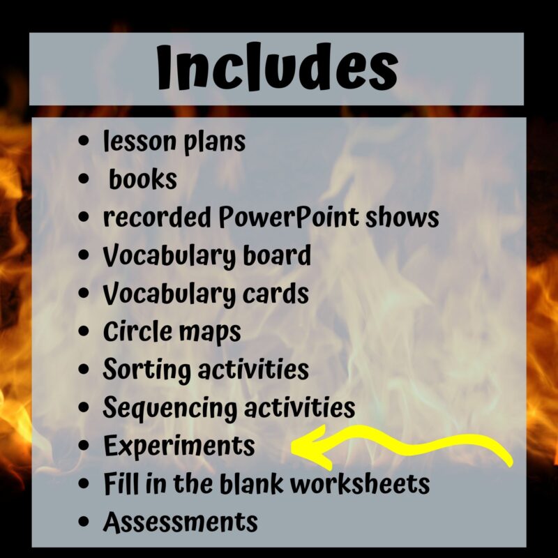 Forms of Energy Bundle - Thermal, Light, Sound for Special Ed
