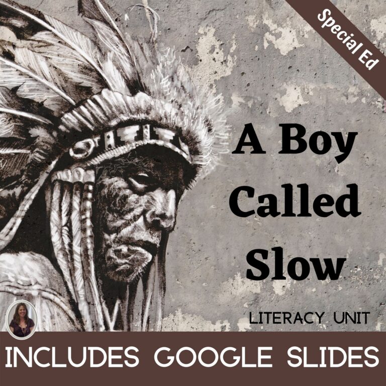 A Boy Called Slow Literacy Unit for Special Education | Native ...