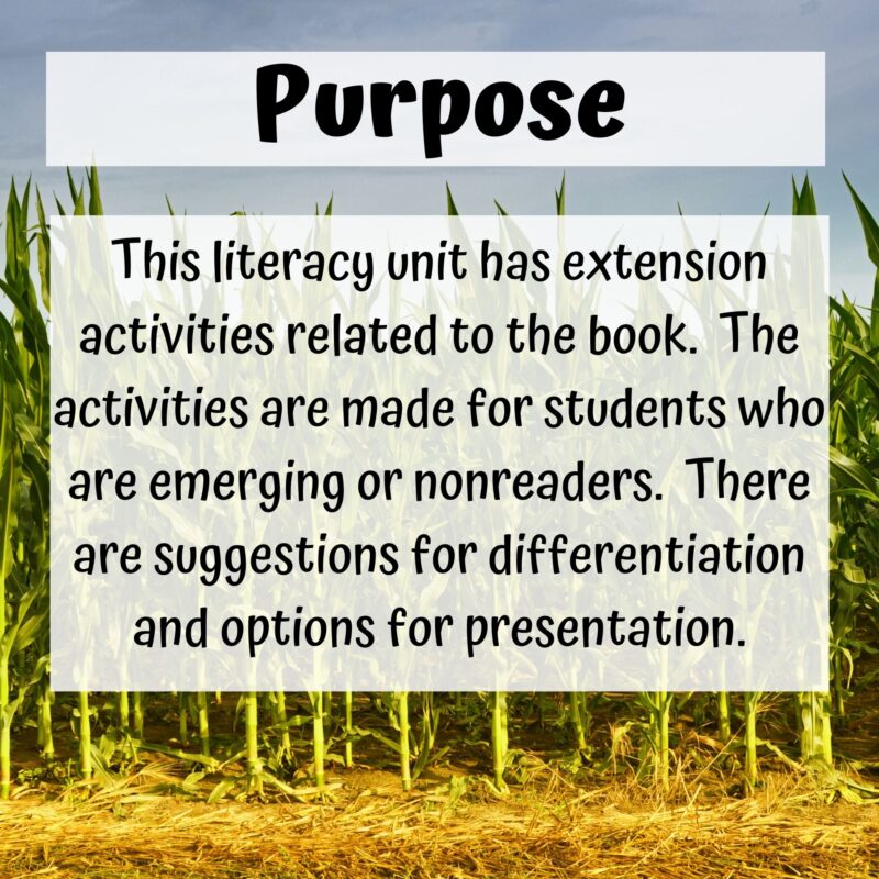 The Scarecrow Literacy Unit for Special Education