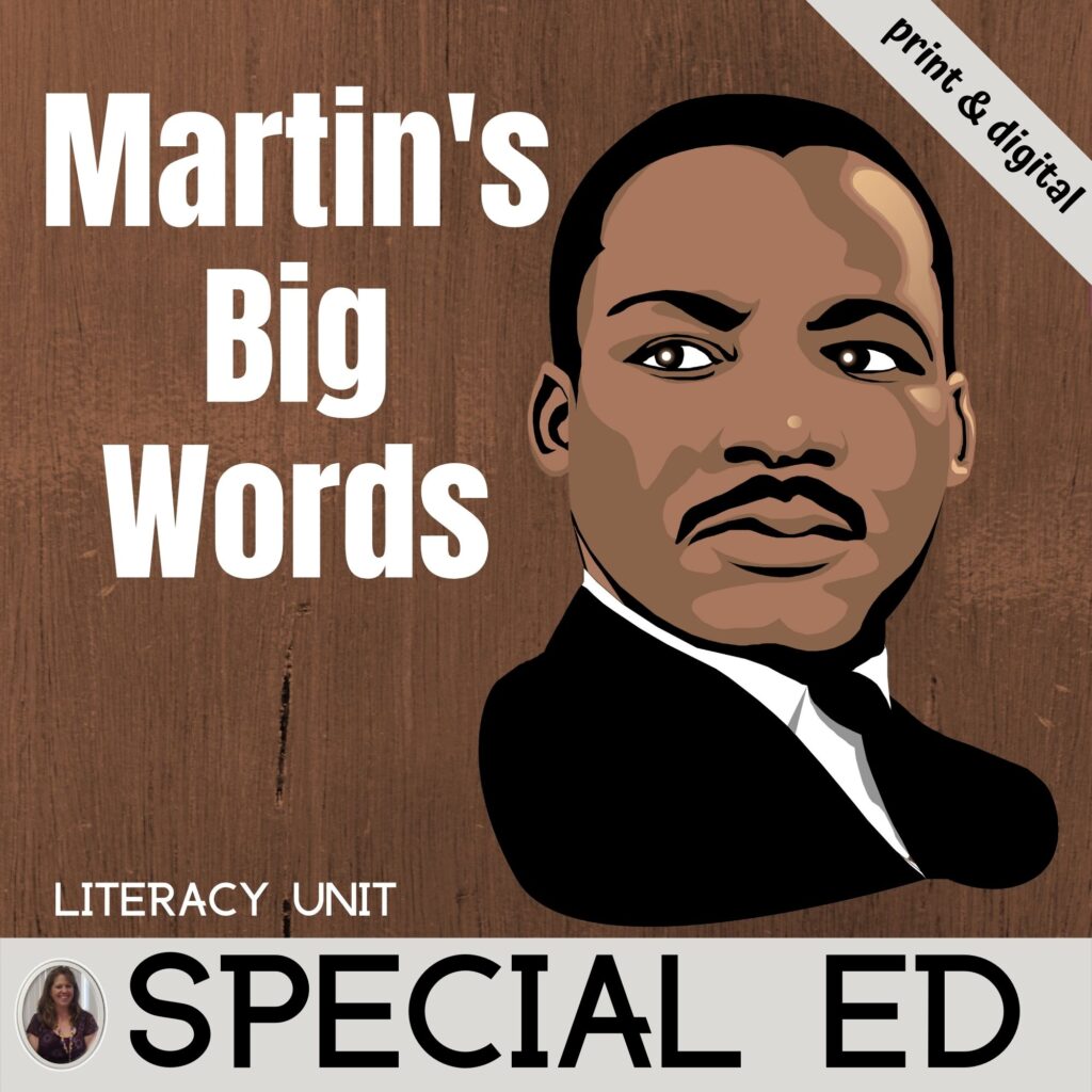 Martin's Big Words Literacy unit