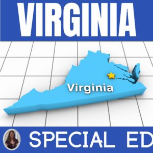Virginia State for Special Education PRINT and DIGITAL US States Geography