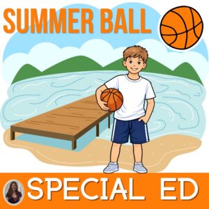 Summer Ball by Maike Lupica Novel Study Special Education Basketball Theme
