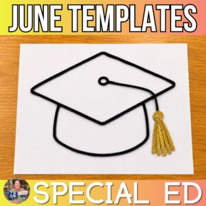 End of Year Summer Art Projects Popsicle Ice Cream Cone Graduation Cap Template
