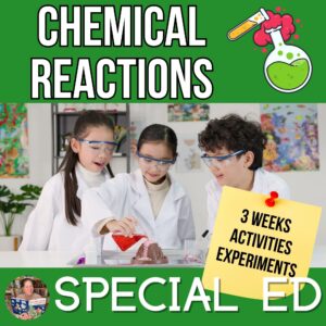 Types and Evidence of Chemical Reactions Adapted Science Unit & Experiments