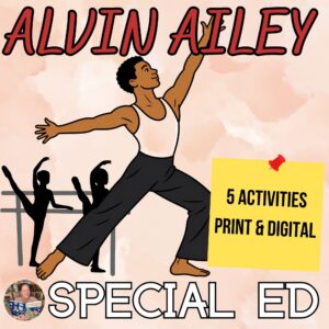 Alvin Ailey Black History Month Read Aloud Activities Special Education